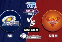 MI vs SRH IPL 2021, Match 9|MI vs SRH Dream11 Predictions FANTASY-9: MI vs SRH