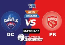 IPL 2021: DC vs PK| StumpsandBails Match Predictions Match-Prediction-11: DC vs PK