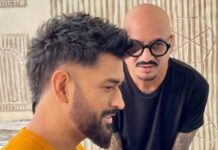 MS Dhoni’s New Look Is Trending On Social Media MS Dhoni's New Look