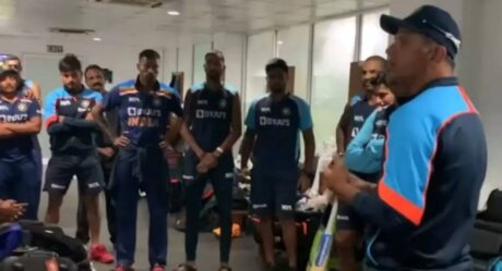 Inspiring Speech By Head Coach Rahul Dravid In Dressing Room