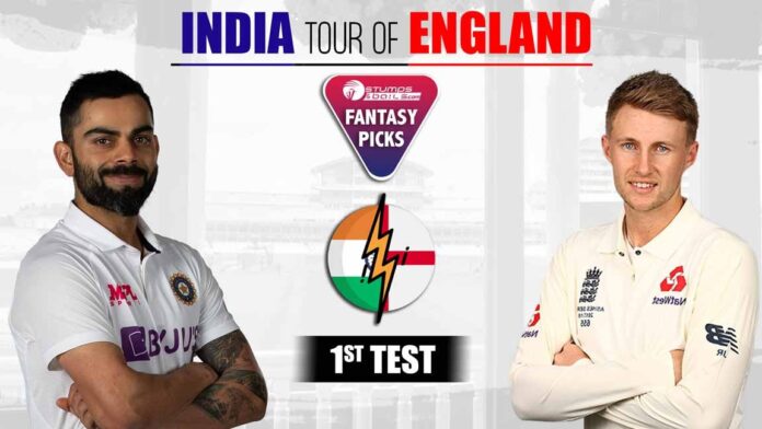 ENG vs IND Dream11 Predictions For 1st Test