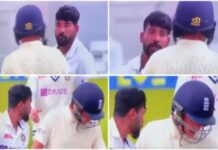 Watch video – Furious Argument Between Siraj and Sam Curran Siraj and Sam