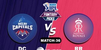 DC vs RR Dream11 Predictions