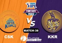 CSK vs KKR IPL 2021, Match 38| CSK vs KKR Dream11 Predictions CSK vs KKR Dream11 Predictions
