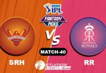 SRH vs RR IPL 2021, Match 40| SRH vs RR Dream11 Predictions SRH vs RR dream XI predictions