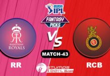 RR vs RCB IPL 2021, Match 43| RR vs RCB Dream11 Predictions RR vs RCB Dream11 Predictions