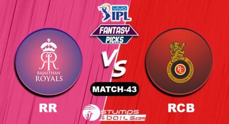 RR vs RCB IPL 2021, Match 43| RR vs RCB Dream11 Predictions