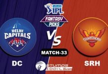 DC vs SRH IPL 2021, Match 33| DC vs SRH Dream11 Predictions DC vs SRH Dream11 Predictions