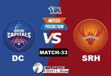 IPL 2021: DC vs SRH| StumpsandBails Match Predictions DC vs SRH match prediction