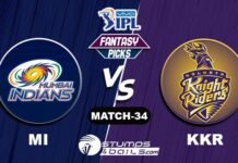 MI vs KKR IPL 2021, Match 34| MI vs KKR Dream11 Predictions MI vs KKR Dream11 Predictions