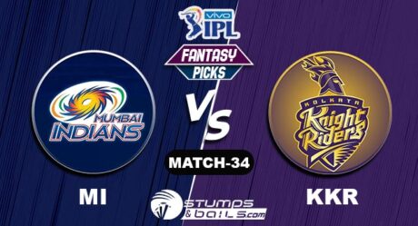 MI vs KKR IPL 2021, Match 34| MI vs KKR Dream11 Predictions