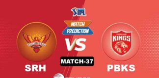 SRH vs PK: Match Prediction 37