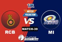 IPL 2021: RCB vs MI | StumpsandBails Match Predictions RCB vs MI StumpsandBails Match Predictions