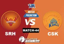 IPL 2021: SRH vs CSK | StumpsandBails Match Predictions SRH vs CSK-Match Prediction 44