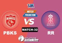 IPL 2021: PK vs RR| StumpsandBails Match Predictions PK vs RR match prediction