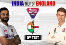 IND vs ENG 5th Test Dream11 Predictions, Preview, Team And Full Squad IND vs ENG 5th Test Dream11 Predictions