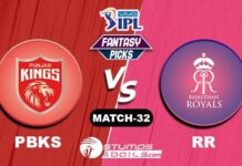 PK vs RR IPL 2021, Match 32| PK vs RR Dream11 Predictions PK vs RR dream XI
