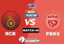 IPL 2021: RCB vs PK | StumpsandBails Match Predictions RCB vs PK-Match Prediction 48