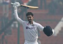 IND vs NZ: Shreyas Iyer Hits a Century on His Test debut IND vs NZ: Shreyas Iyer Hits a Century on His Test debut