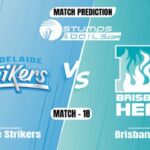 BBL 2021: Adelaide Strikers vs Brisbane Heat Match Prediction