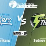 Thunder 3 Down, Strikers Finds The Track