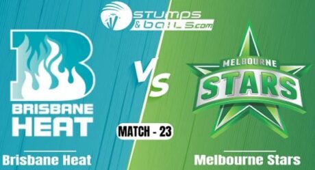 Brisbane Heat have won the toss and have opted to field against Melbourne Stars