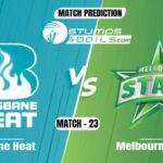 BBL 2021: Brisbane Heat vs Melbourne Stars Match Prediction