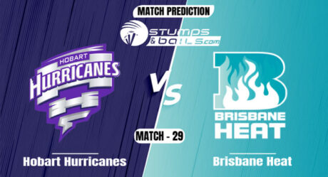 BBL 2021: Hobart Hurricanes vs Brisbane Heat Match Prediction