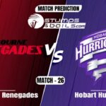 BBL 2021: Melbourne Renegades vs Hobart Hurricanes Match Prediction