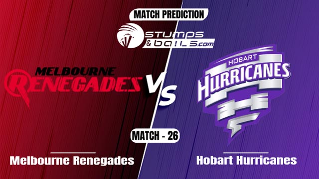 Melbourne Renegades vs Hobart Hurricanes