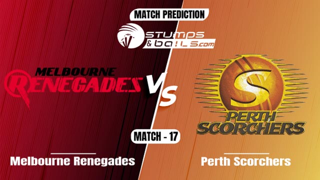 Melbourne Renegades vs Perth Scorchers Match Prediction