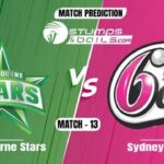 Sydney Sixers have won the toss and have opted to field against Melbourne Stars