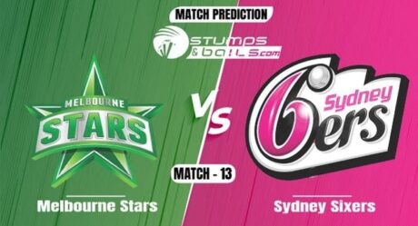 Match Prediction For Melbourne Stars vs Sydney Sixers
