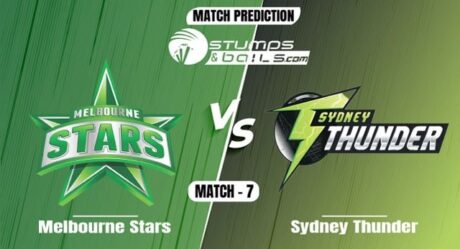 Match Prediction For Melbourne Stars vs Sydney Thunder