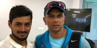 Priyank Panchal and Rahul Dravid