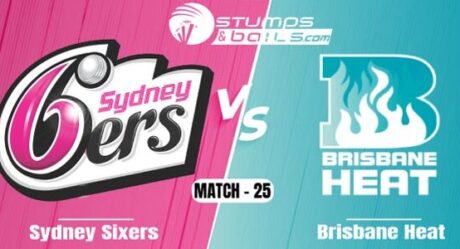 Brisbane Heat have won the toss and have opted to bat against Sydney Sixers