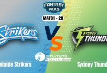 STR Vs THU DREAM11 Preview, Team, Predicted XI And Prediction STR Vs THU DREAM11 Prediction