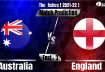 Ashes 2021: Australia vs England 3rd Test Match Prediction Ashes 2021: Australia vs England 3rd Test Match Prediction