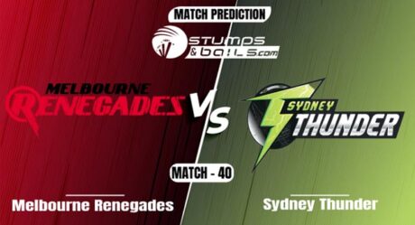 BBL 2021: Melbourne Renegades vs Sydney Thunder Match Prediction