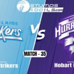 Adelaide Strikers have won the toss and have opted to field against Hobart Hurricanes