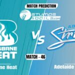 BBL 2021-22: Brisbane Heat vs Adelaide Strikers Match Prediction