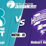 Hobart Hurricanes have won the toss and have opted to field against Brisbane Heat