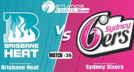 Brisbane Heat have won the toss and have opted to field against Sydney Sixers