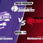 BBL 2021-22: Hobart Hurricanes vs Melbourne Renegades Match Prediction