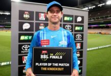 BBL 2021-22: Strikers Beat Thunder To Advance To ‘Challenger’ Ian Cockbain