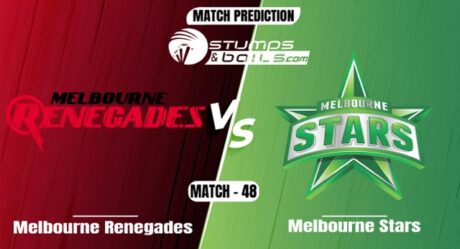 BBL 2021-22: Melbourne Renegades vs Melbourne Stars Match Prediction