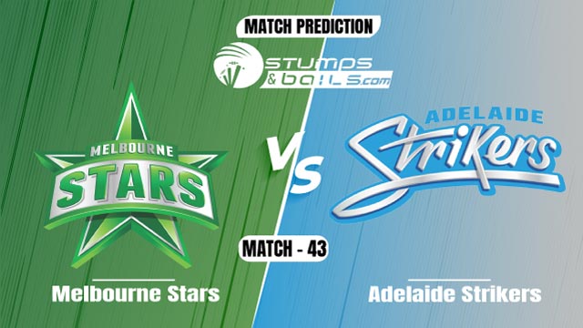 Melbourne Stars vs Adelaide Strikers