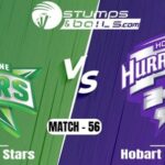 Hobart Hurricanes have won the toss and have opted to field against Melbourne Stars