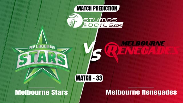 Melbourne Stars vs Melbourne Renegades