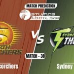 BBL 2021-22: Perth Scorchers vs Sydney Thunder Match Prediction